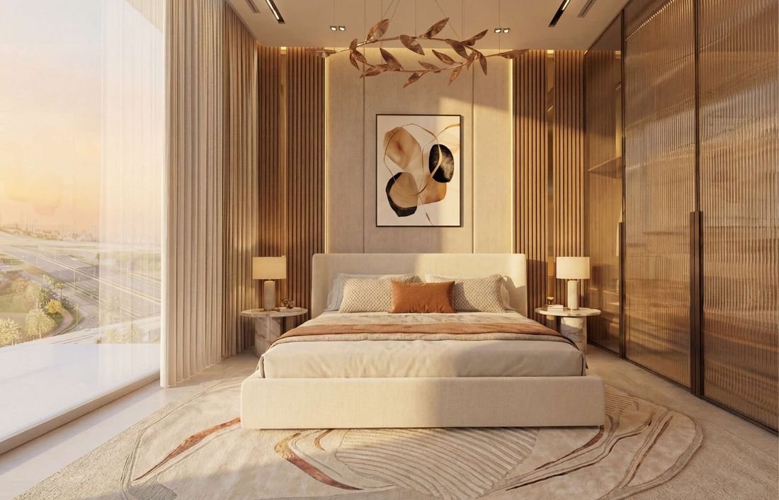 Serenz by Danube bedroom, developer illustration